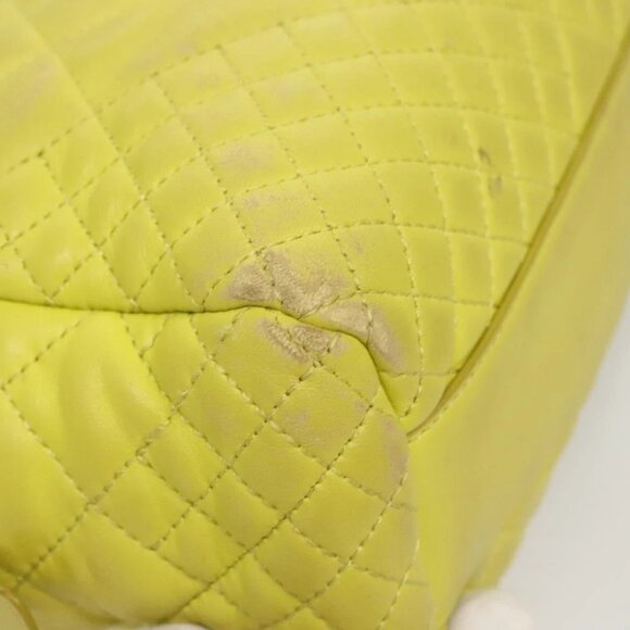 VERSACE Hand Bag Leather Green Gold - Picture 7 of 15